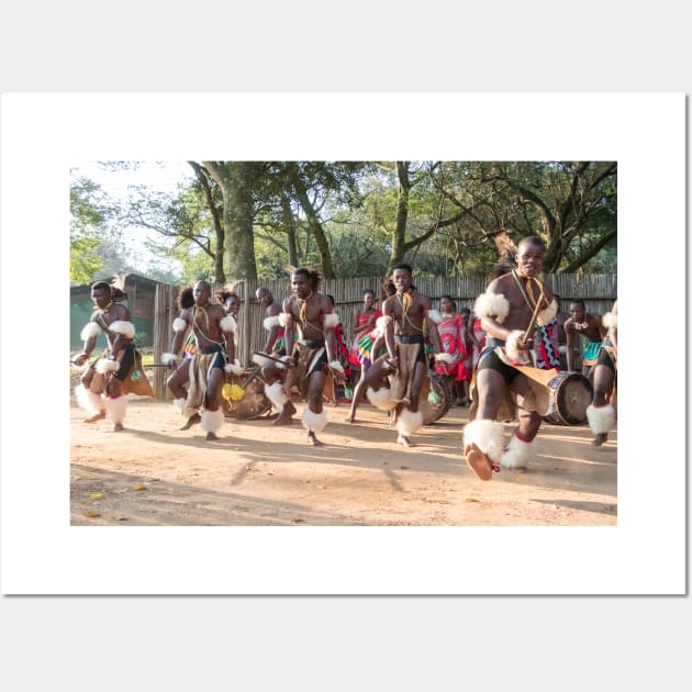 African Traditional Dance in Eswatini (Swaziland) Wall Art by SafariByMarisa